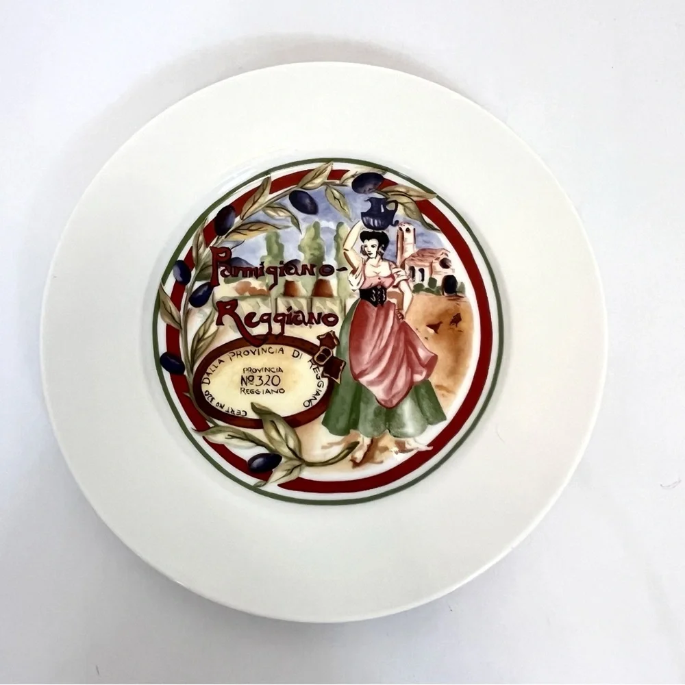 Restoration Hardware Plates French Cheese Appetizer Dishes 7.5” Set Of 4